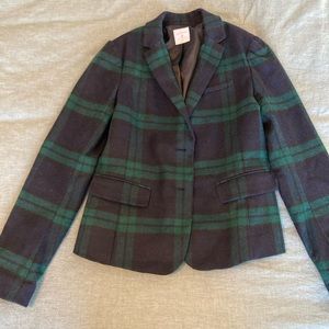 Gap plaid academy blazer